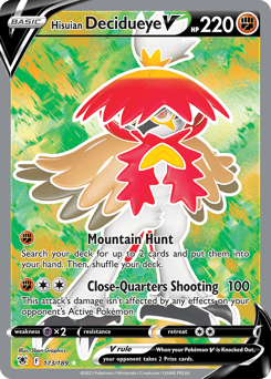 Hisuian Decidueye V – Rare Ultra