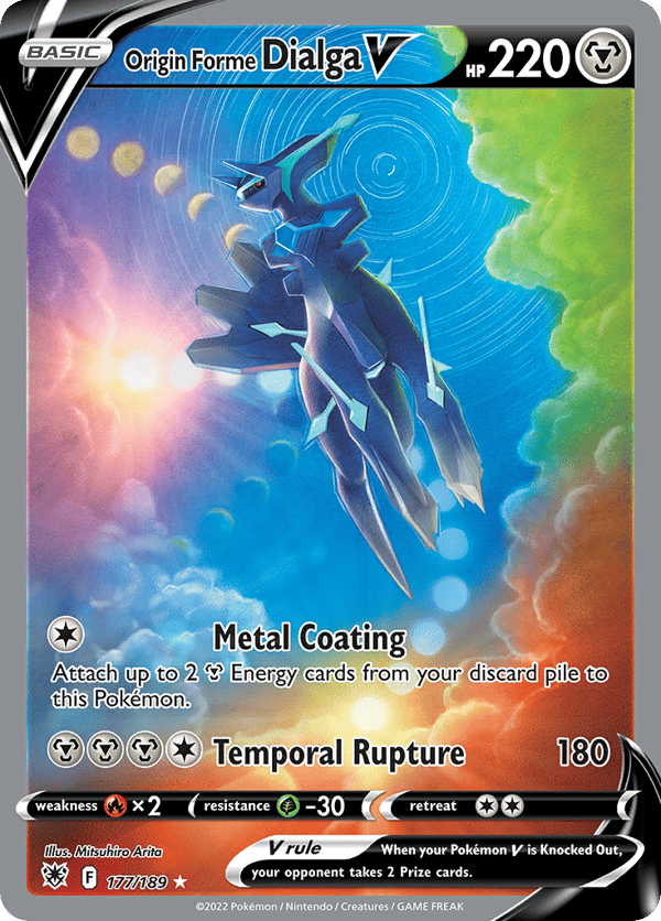 Origin Forme Dialga V – Rare Ultra – Astral Radiance