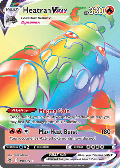 Heatran VMAX – Rare Rainbow
