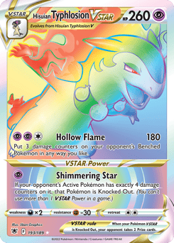 Hisuian Typhlosion VSTAR – Rare Rainbow