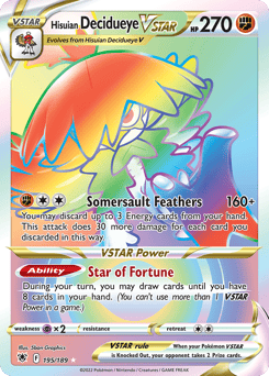 Hisuian Decidueye VSTAR – Rare Rainbow