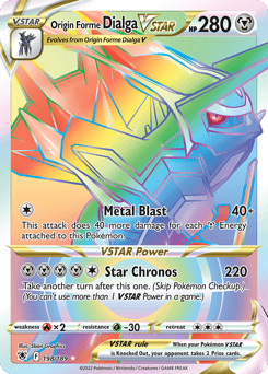 Origin Forme Dialga VSTAR – Rare Rainbow