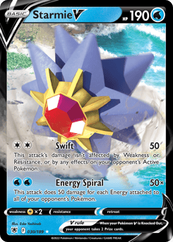 Starmie V – Rare Holo V – Astral Radiance
