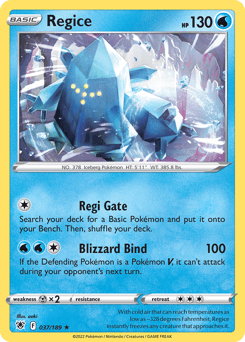 Regice – Rare