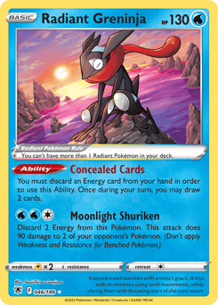 Radiant Greninja – Radiant Rare