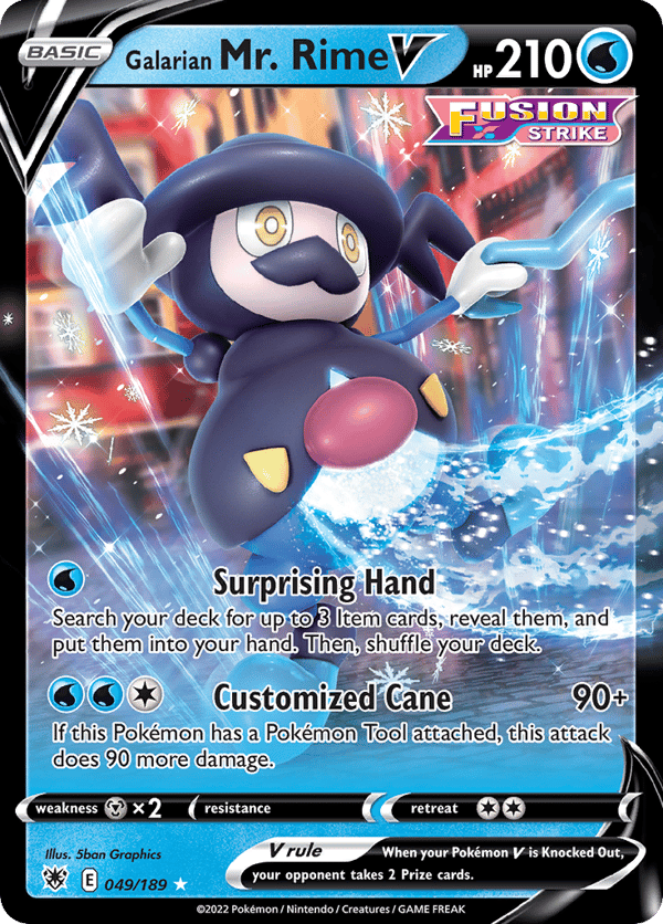 Galarian Mr. Rime V – Rare Holo V – Astral Radiance