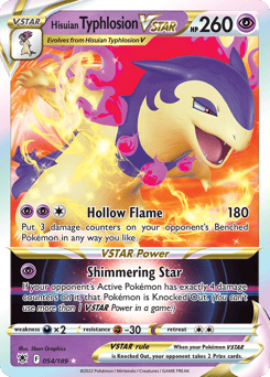 Hisuian Typhlosion VSTAR – Rare Holo VSTAR