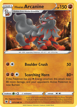 Hisuian Arcanine – Rare