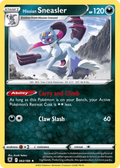 Hisuian Sneasler – Rare Holo