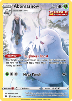 Abomasnow – Trainer Gallery Rare Holo