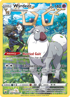 Wyrdeer – Trainer Gallery Rare Holo