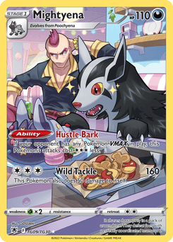 Mightyena – Trainer Gallery Rare Holo
