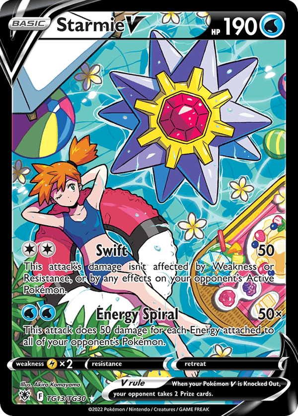 Starmie V – Rare Holo V – Astral Radiance Trainer Gallery