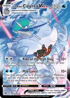 Ice Rider Calyrex VMAX – Rare Holo VMAX