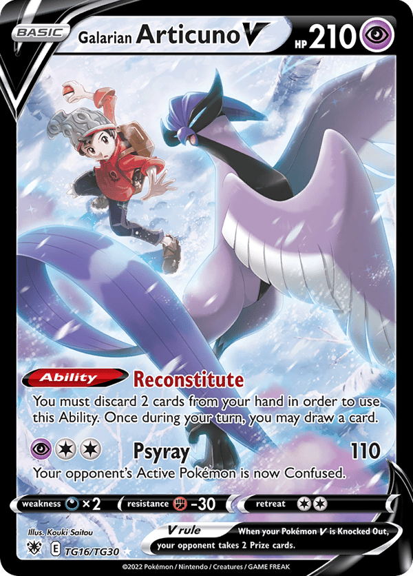 Galarian Articuno V – Astral Radiance Trainer Gallery