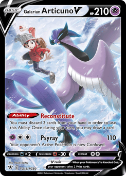 Galarian Articuno V – Rare Holo V