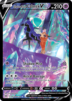 Shadow Rider Calyrex V – Rare Holo V