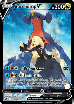 Garchomp V – Rare Holo V