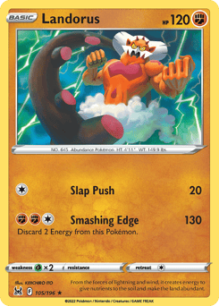 Landorus – Rare – Lost Origin