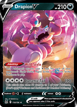 Drapion V – Rare Holo V