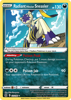 Radiant Hisuian Sneasler – Radiant Rare – Lost Origin
