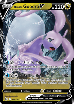 Hisuian Goodra V – Rare Holo V