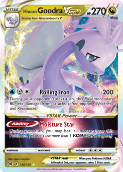 Hisuian Goodra VSTAR – Rare Holo VSTAR