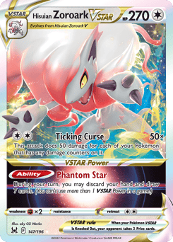Hisuian Zoroark VSTAR – Rare Holo VSTAR – Lost Origin