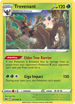 Trevenant – Rare Holo