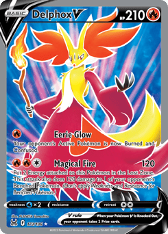 Delphox V – Rare Ultra – Lost Origin