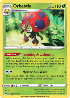 Orbeetle – Rare Holo – Lost Origin