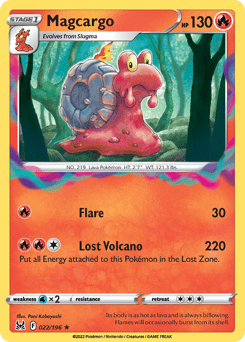 Magcargo – Rare – Lost Origin