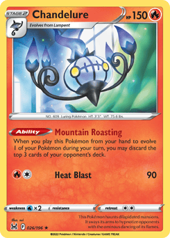 Chandelure – Rare Holo