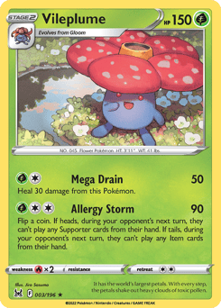 Vileplume – Rare Holo – Lost Origin