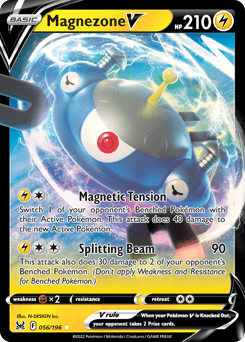 Magnezone V – Rare Holo V – Lost Origin