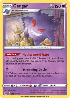 Gengar – Rare Holo – Lost Origin
