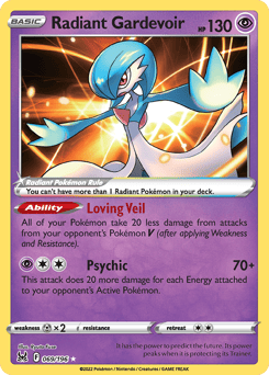 Radiant Gardevoir – Radiant Rare – Lost Origin