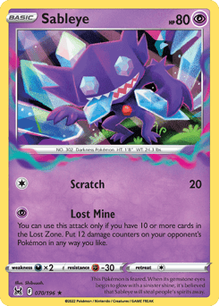 Sableye – Rare Holo