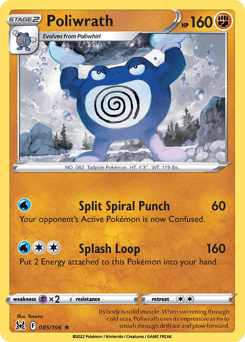 Poliwrath – Rare – Lost Origin