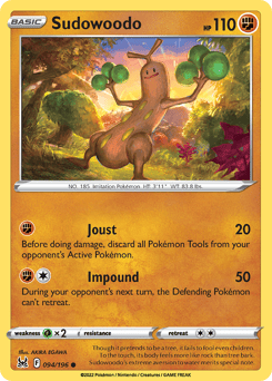 Sudowoodo – Common – Lost Origin