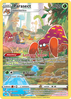 Parasect – Trainer Gallery Rare Holo