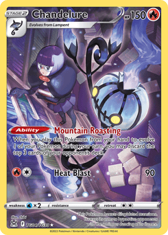Chandelure – Trainer Gallery Rare Holo