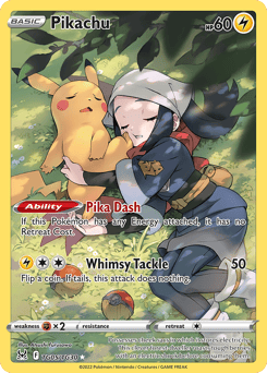 Pikachu – Trainer Gallery Rare Holo