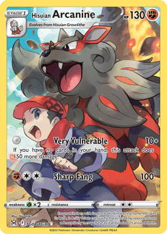 Hisuian Arcanine – Trainer Gallery Rare Holo