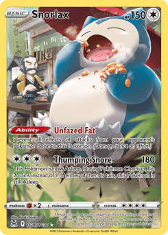 Snorlax – Trainer Gallery Rare Holo