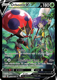 Orbeetle V – Rare Holo V