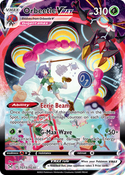 Orbeetle VMAX – Rare Holo VMAX