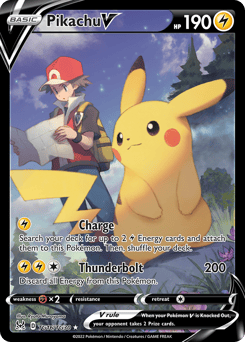 Pikachu V – Rare Holo V