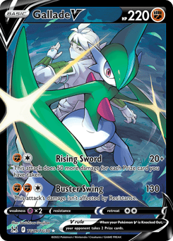 Gallade V – Rare Holo V