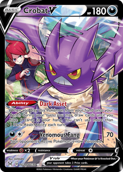 Crobat V – Rare Holo V